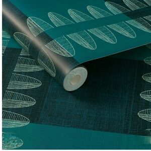 Opalhouse Diskus Plaid Peel & Stick Wallpaper Blue